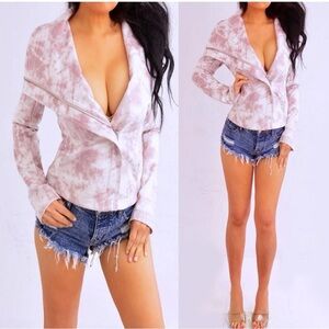 BAGATELLE Collection Long Sleeve Mauve Pink Jacket Top Size XS Extra Small